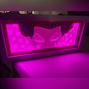 Hunterxhunter Hisoka inspired
Moody purple anime USB light